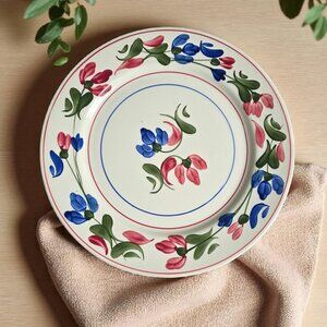 SOUTHERN POTTERS VINTAGE ( 10.25" ) Sweet Pea Hand Painted Dinner Plate